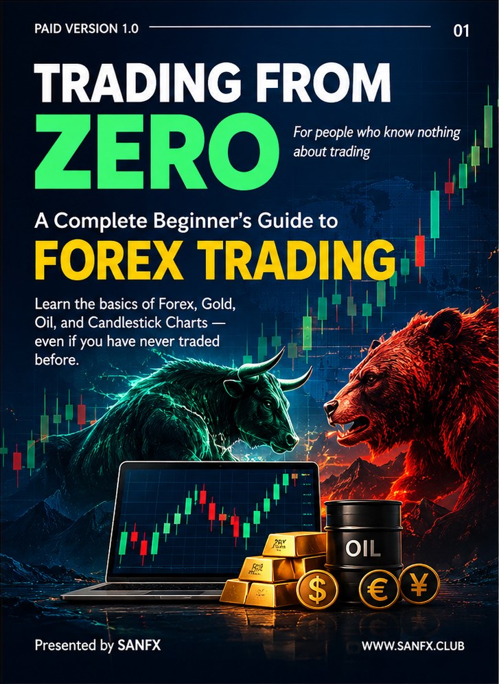 Cover of the complete SANFX guide, Trading From Zero